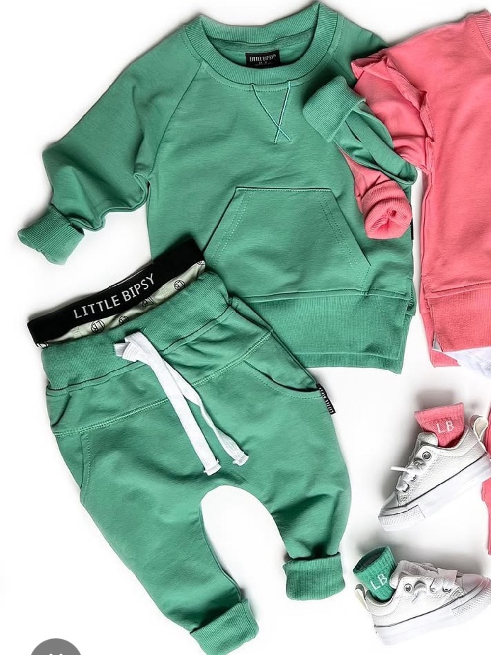Little Bipsy Green Jogger Set, 2-3 YRS